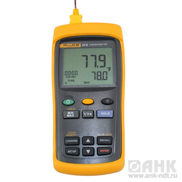 Одноканальный цифровой термометр Fluke 53 II